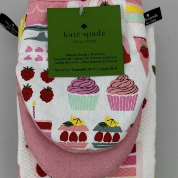 Kate Spade mini mitts and towel Set - Picture 2 of 4